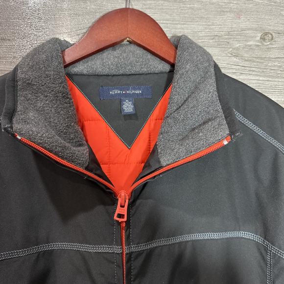 TOMMY HILFIGER Jacket Water & Wind Resistant Zip Up Coat Puffer Lined Size XL - Picture 6 of 15